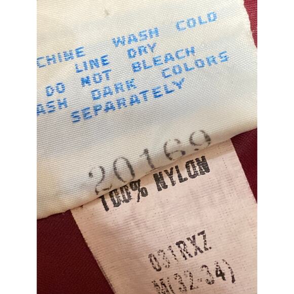 Adidas Women's Red Trefoil Logo Straight Leg Windbreaker Trousers Track Pants M - Picture 5 of 5